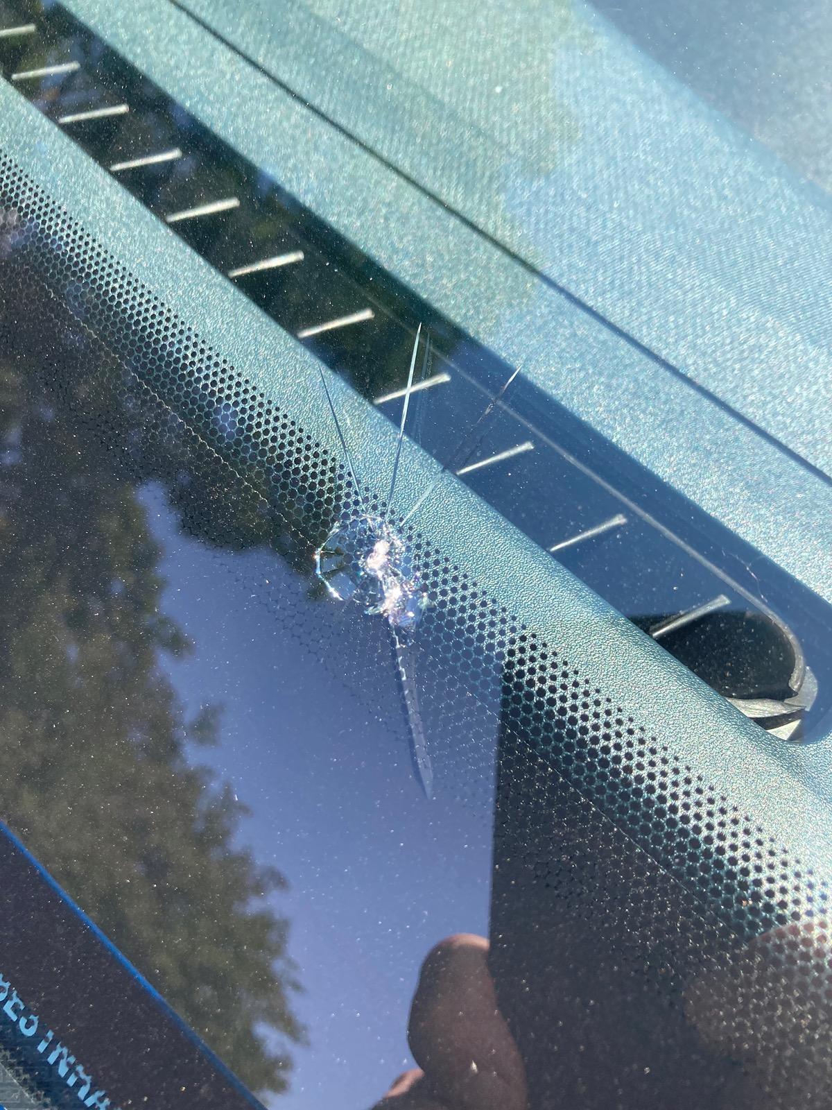 Ford Maverick Haven't even made it to 2 months ownership and this windshield chip / crack happens IMG_0170