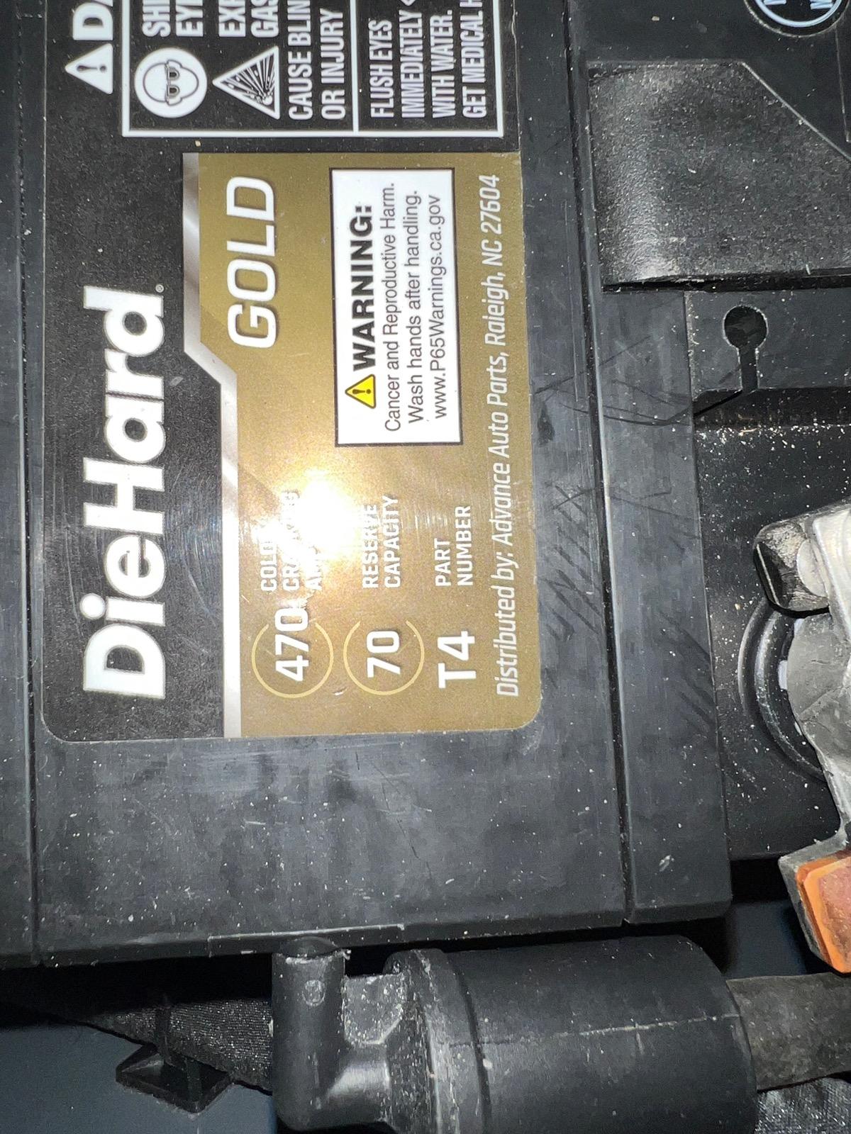 Ford Maverick Replacement battery to solve deep sleep problem? IMG_0366