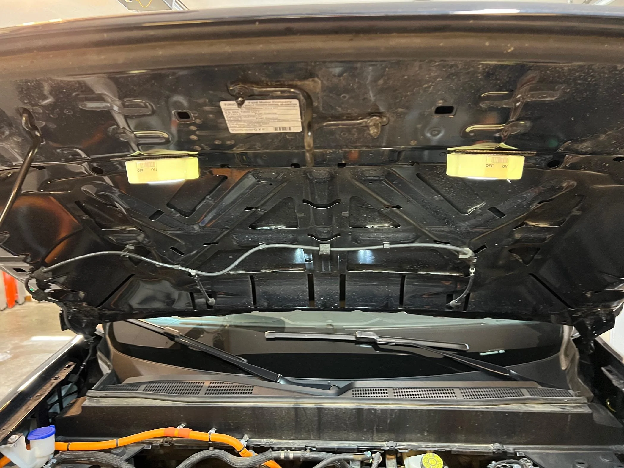 Ford Maverick Under the hood lights on the cheap IMG_8296
