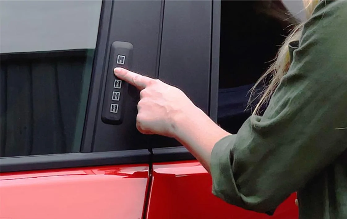Ford Maverick Installed Keypad Inside Fuel Door (Maverick EcoBoost) imag