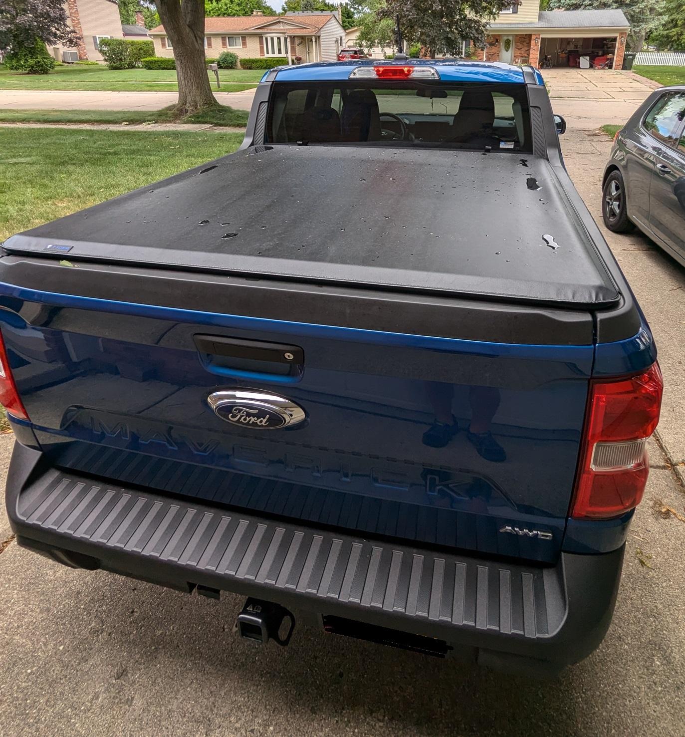 Ford Maverick Tyger T1 roll-up tonneau cover installed today 2
