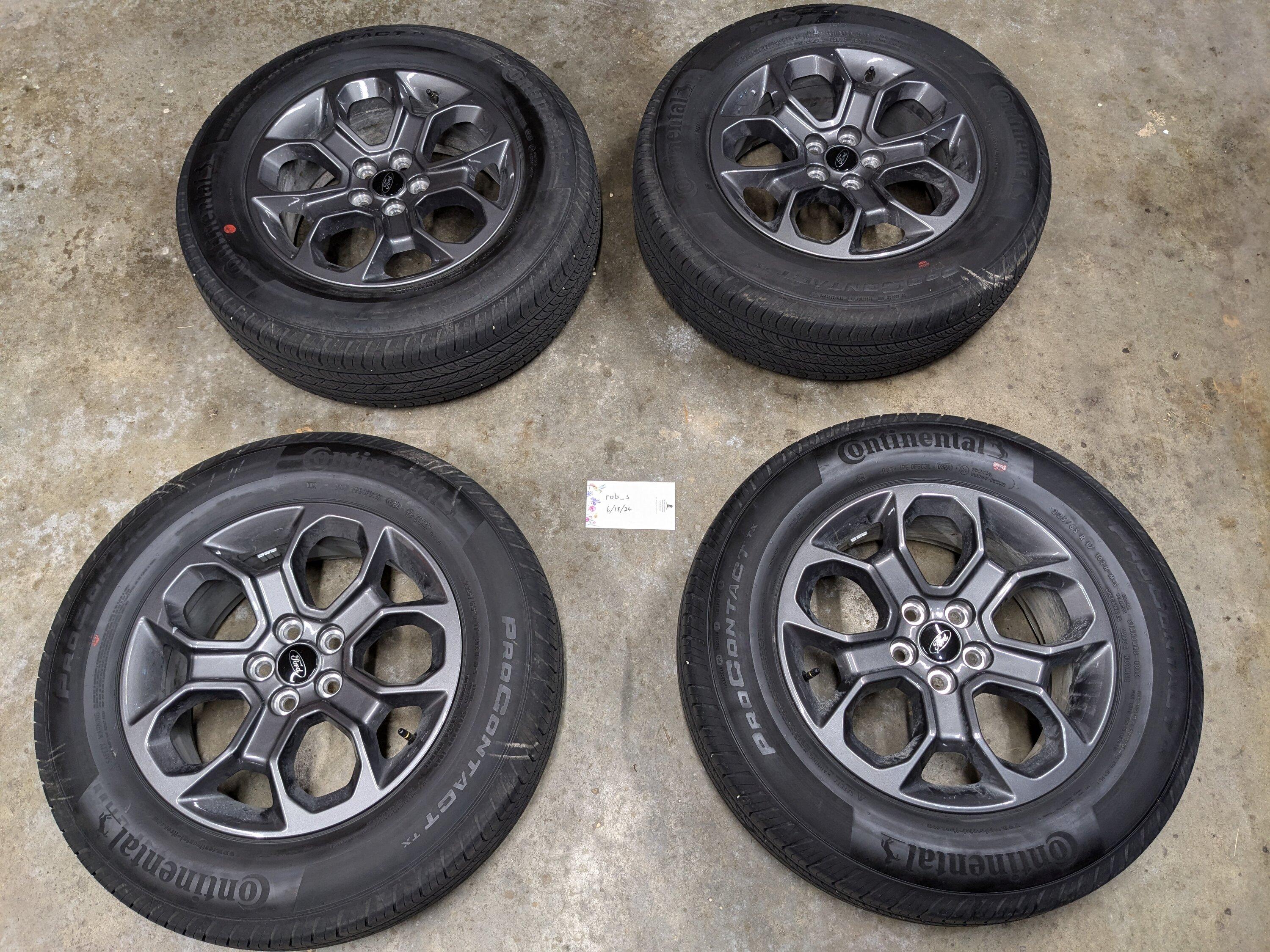 Ford Maverick XLT wheels and tires - $750 PXL_20240618_174405062