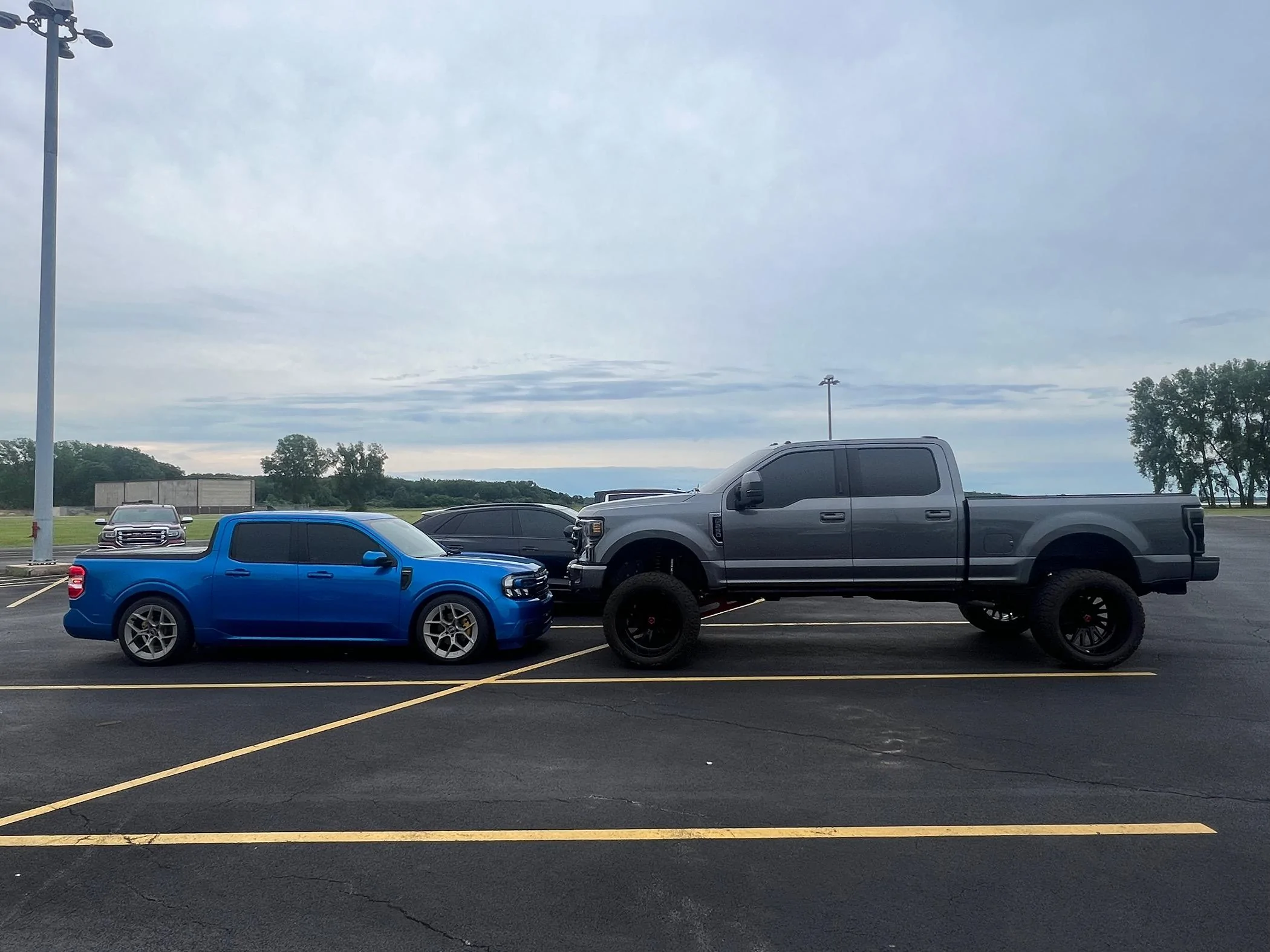 Ford Maverick Post your Maverick next to ridiculously large trucks - photos thread IMG_3767
