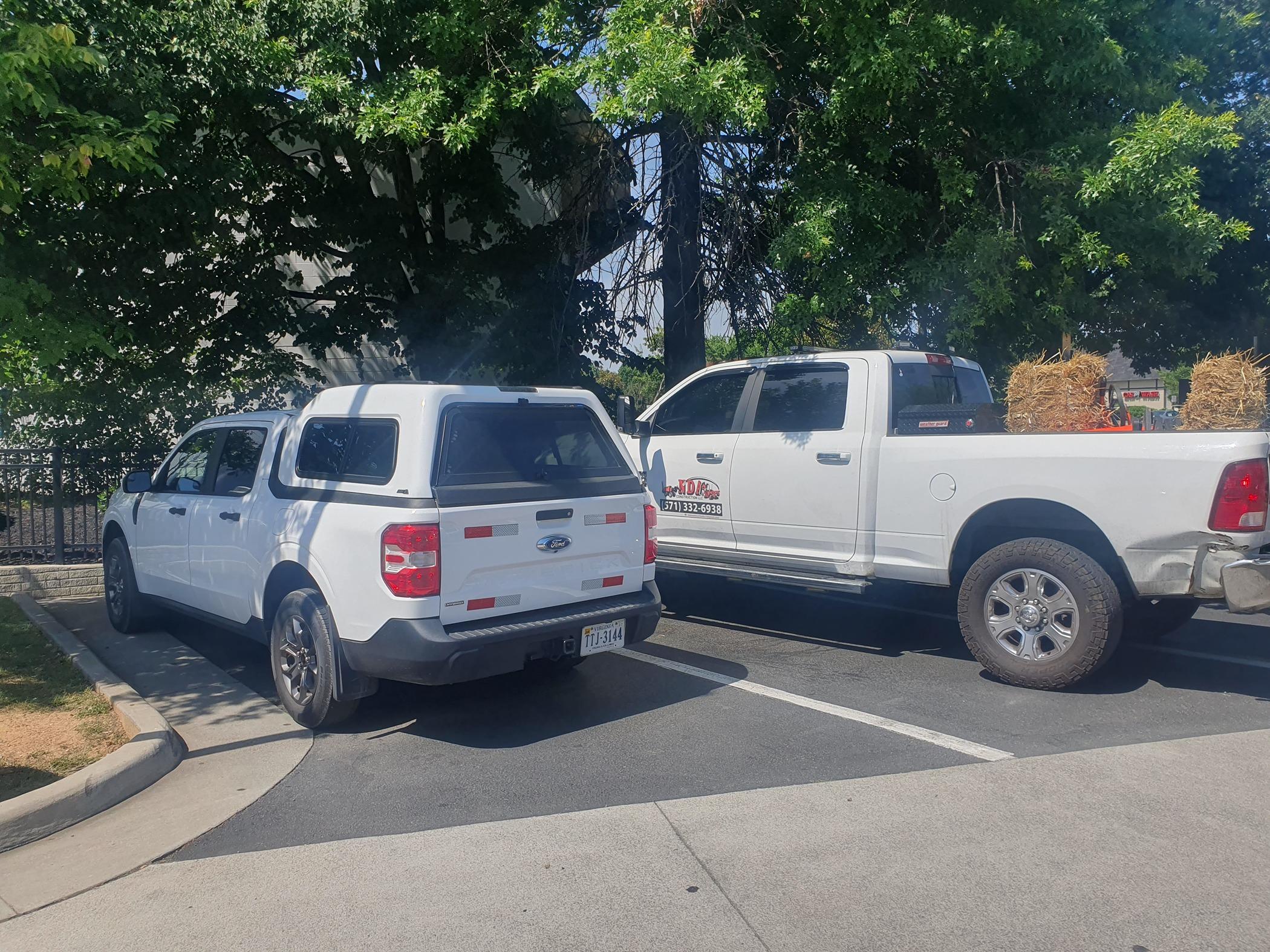 Ford Maverick Post your Maverick next to ridiculously large trucks - photos thread 20240619_151835