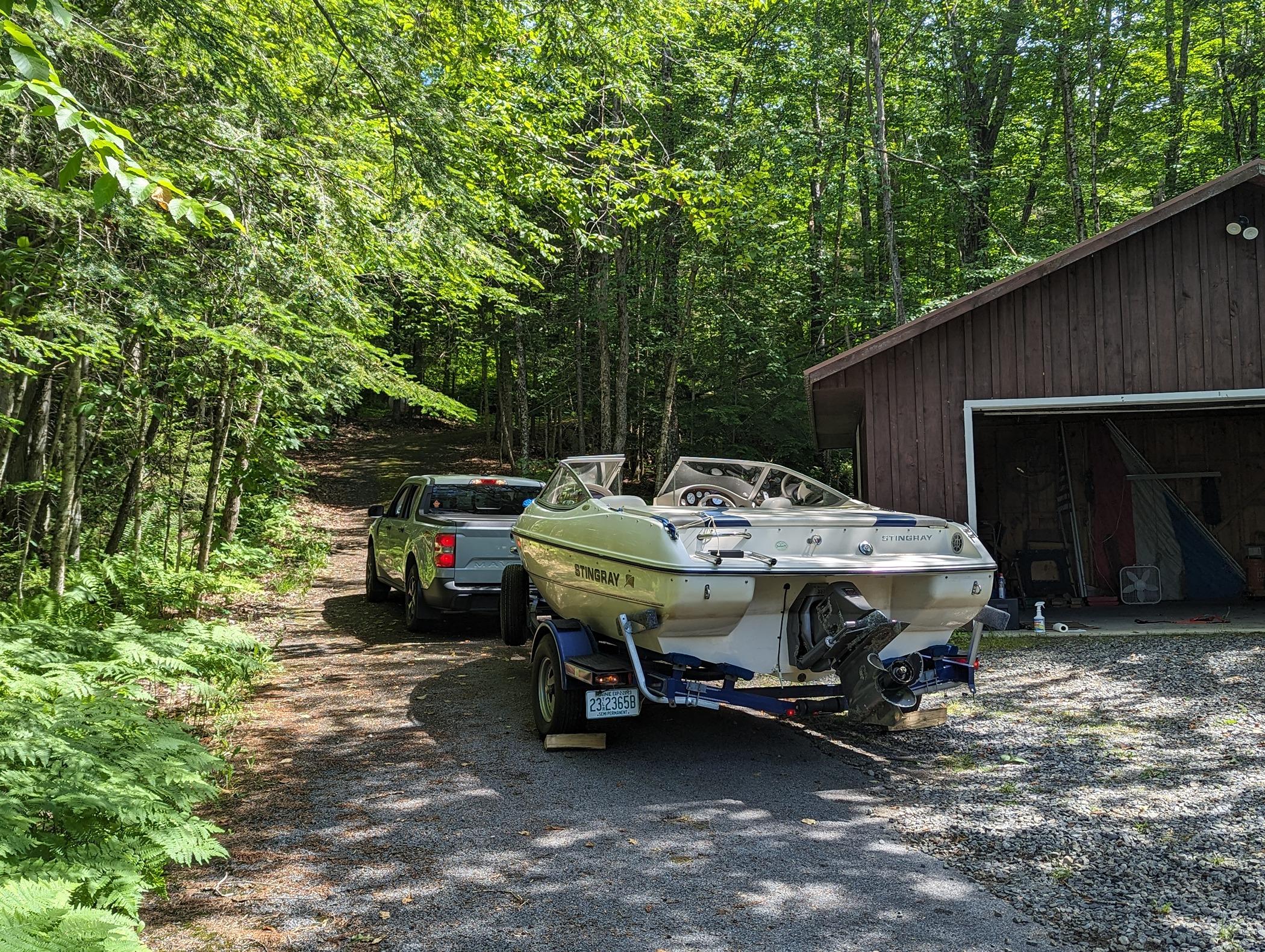 Ford Maverick Real World Towing Data: ~2000 Lbs (boat, trailer, etc.) towed by EcoBoost Maverick PXL_20240614_190202915