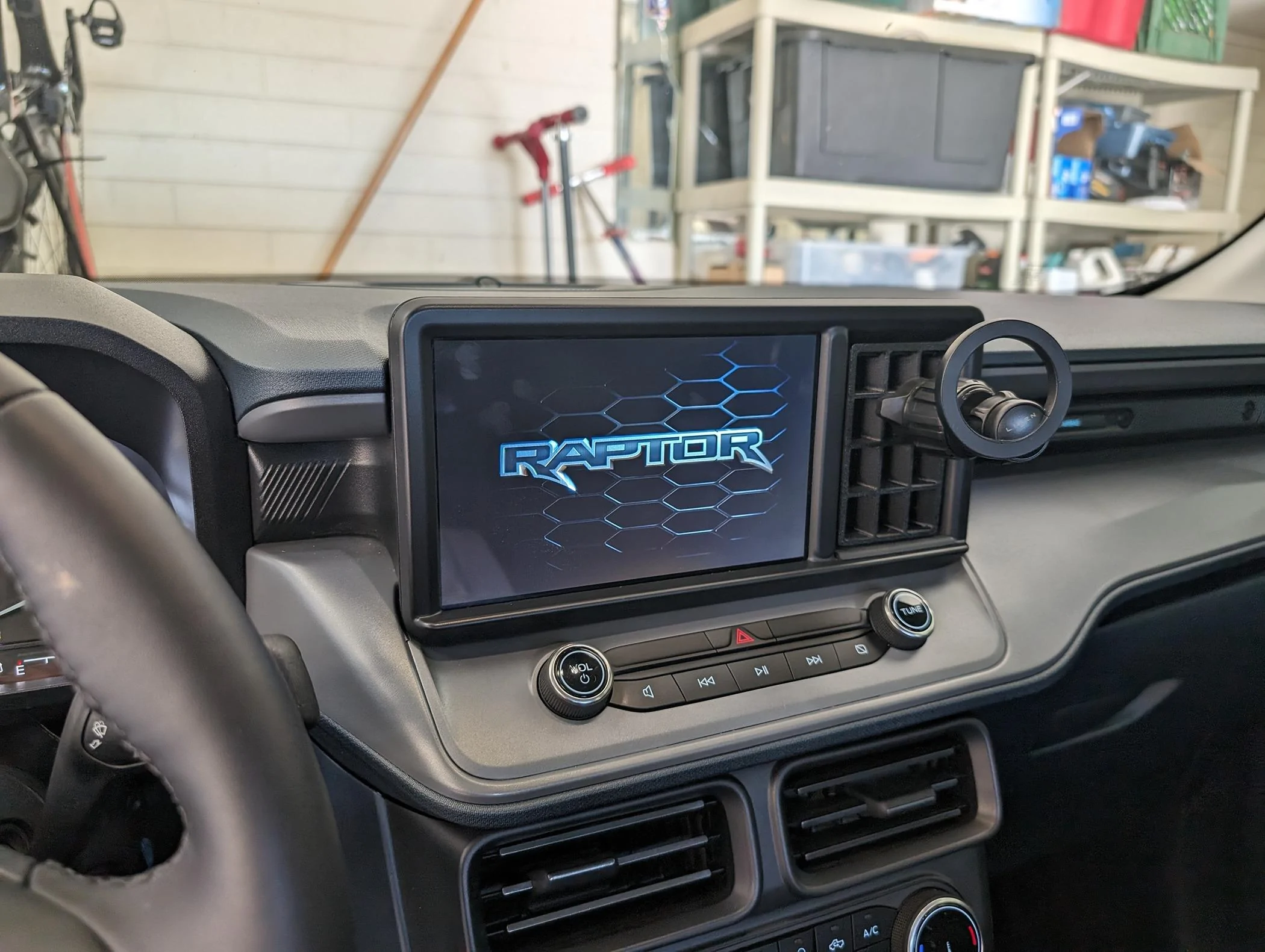 Ford Maverick Cubby phone holder 3D print - modified for regular iPhone size PXL_20240601_223724490