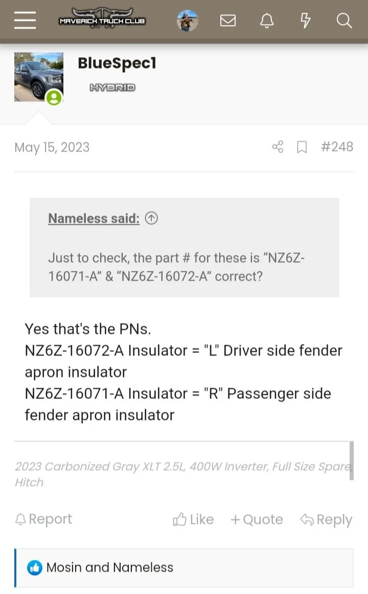 Ford Maverick 2024 maverick xl come with engine cover? 20240630_110752