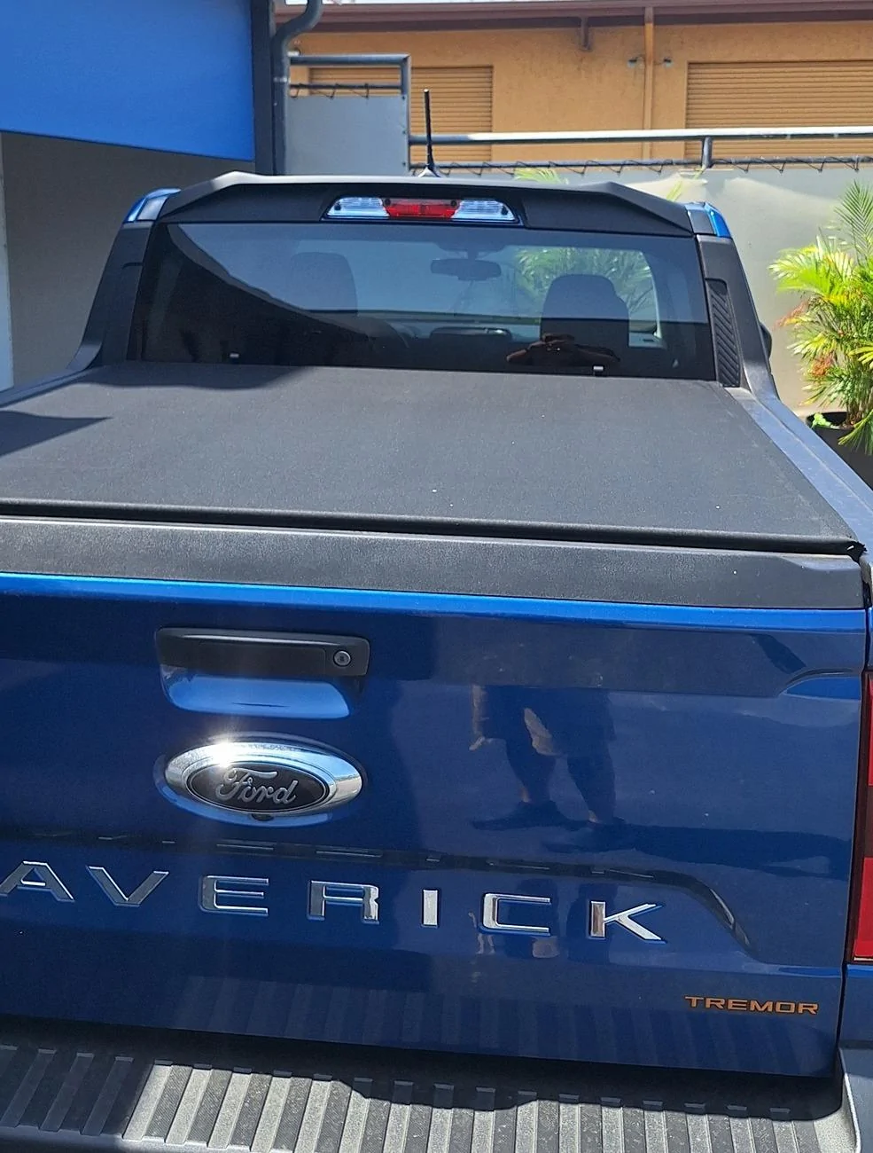 Ford Maverick Rear Cab Spoiler installed 1