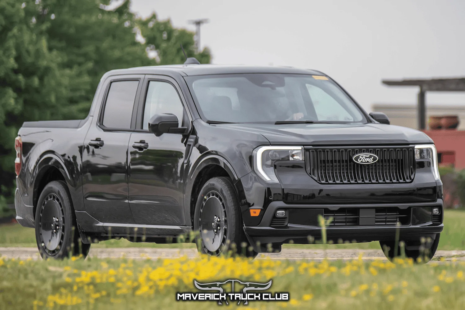 Ford Maverick 2025 Maverick Lariat Facelift Refresh (Possibly Lobo) Spied in Black 1719855674571-m1