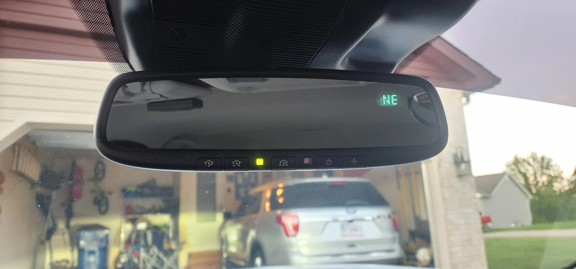 Ford Maverick Kia Homelink mirror installed 20240701_202101