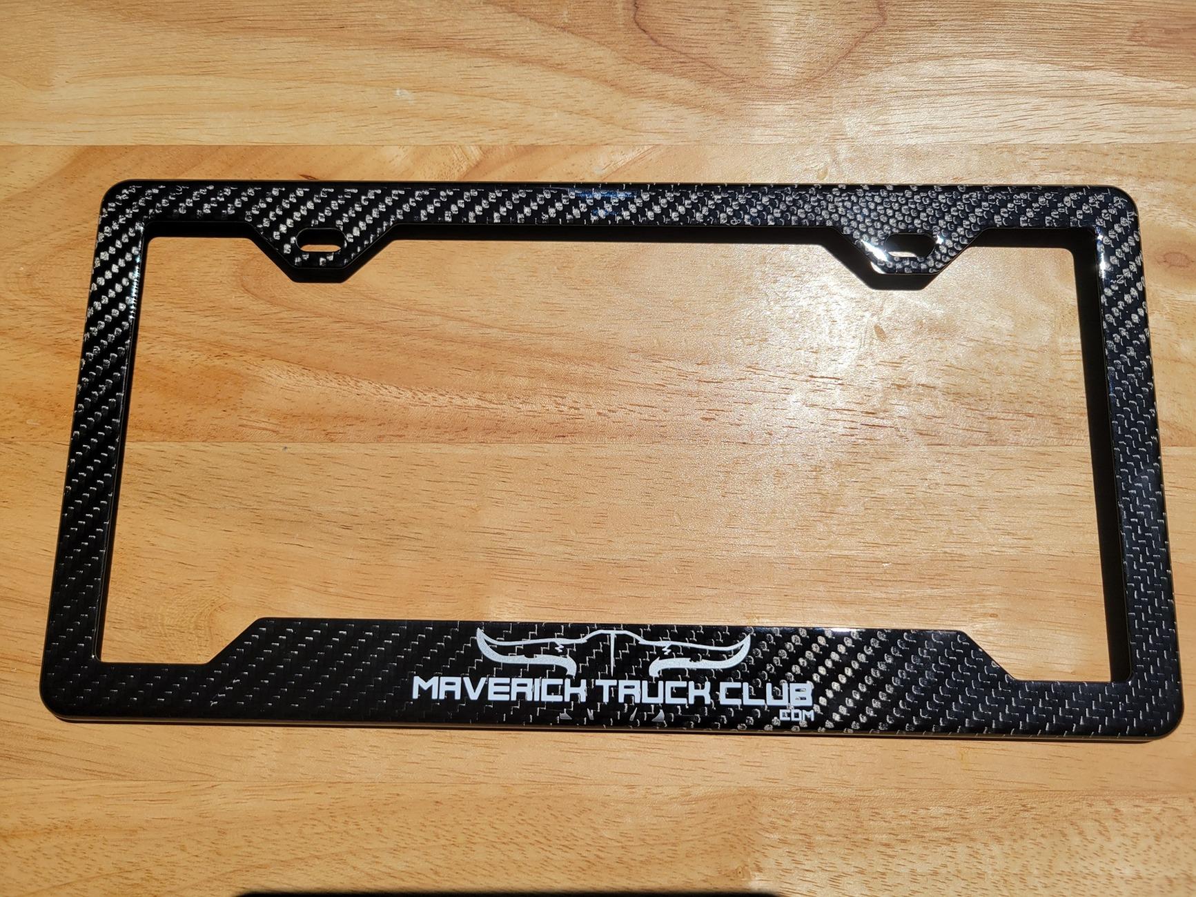Ford Maverick FOUND:  Maverick Truck Club license plate frame Frame