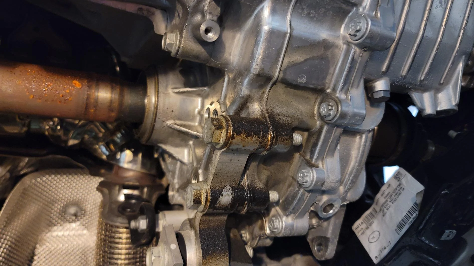 Ford Maverick Transmission leak identified during my oil change 20240703_081625