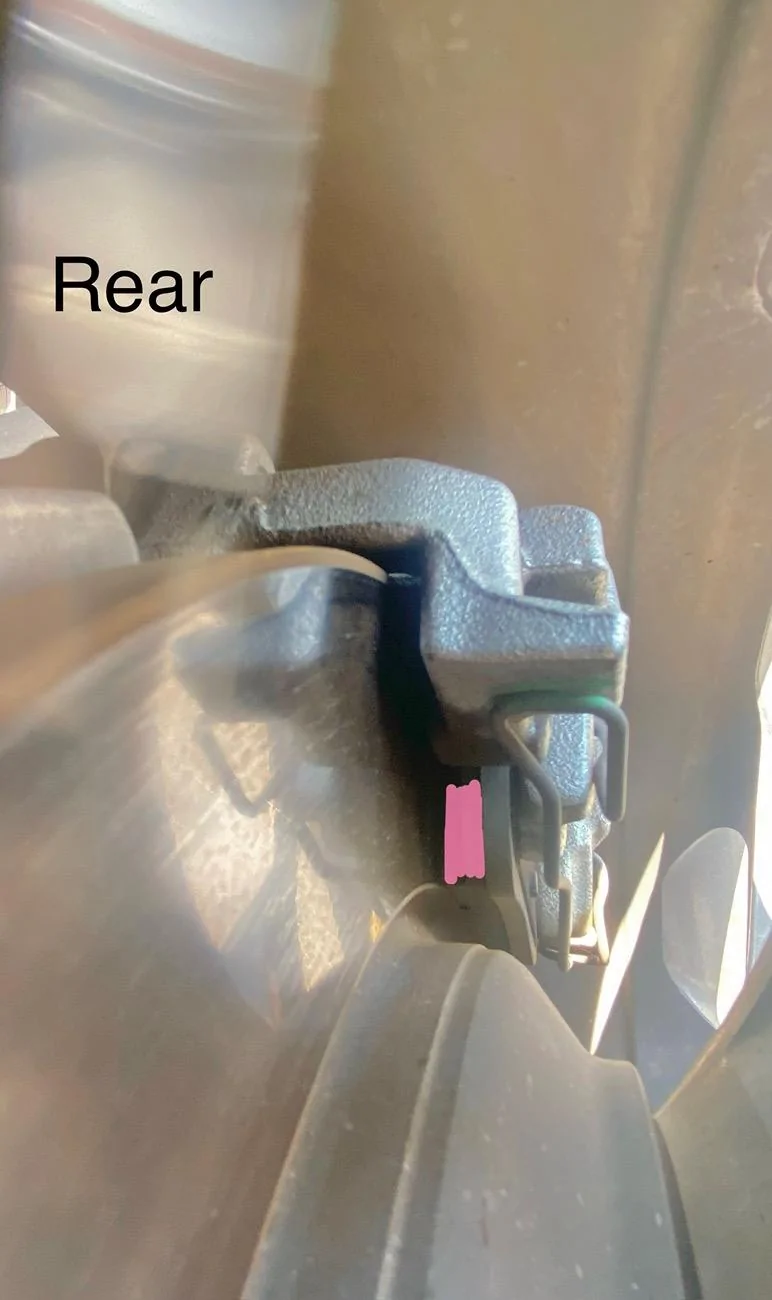 Ford Maverick Rear brakes shot @ 50,000 miles IMG_0930