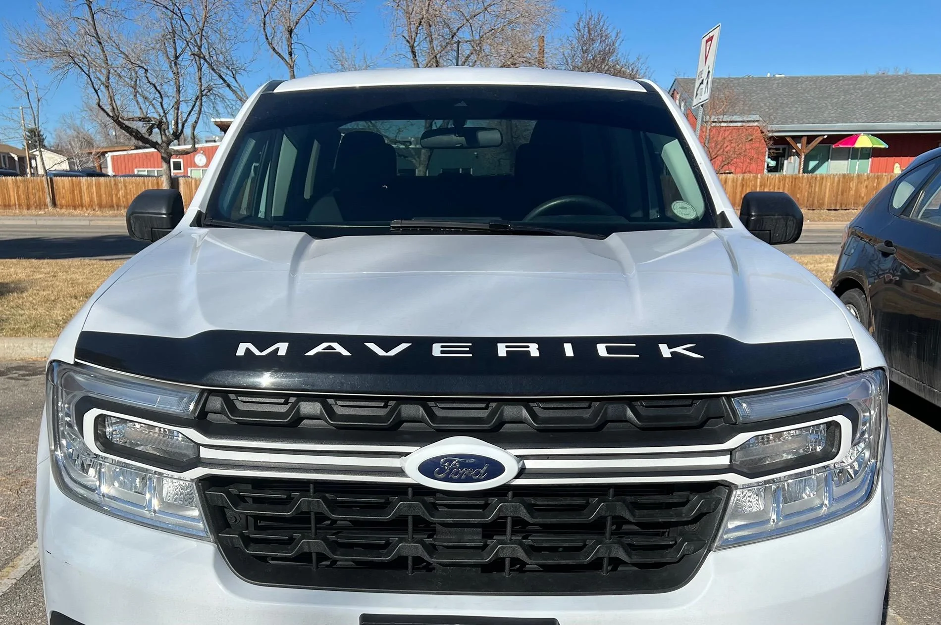 Ford Maverick Amazon emblem overlay IMG_0787