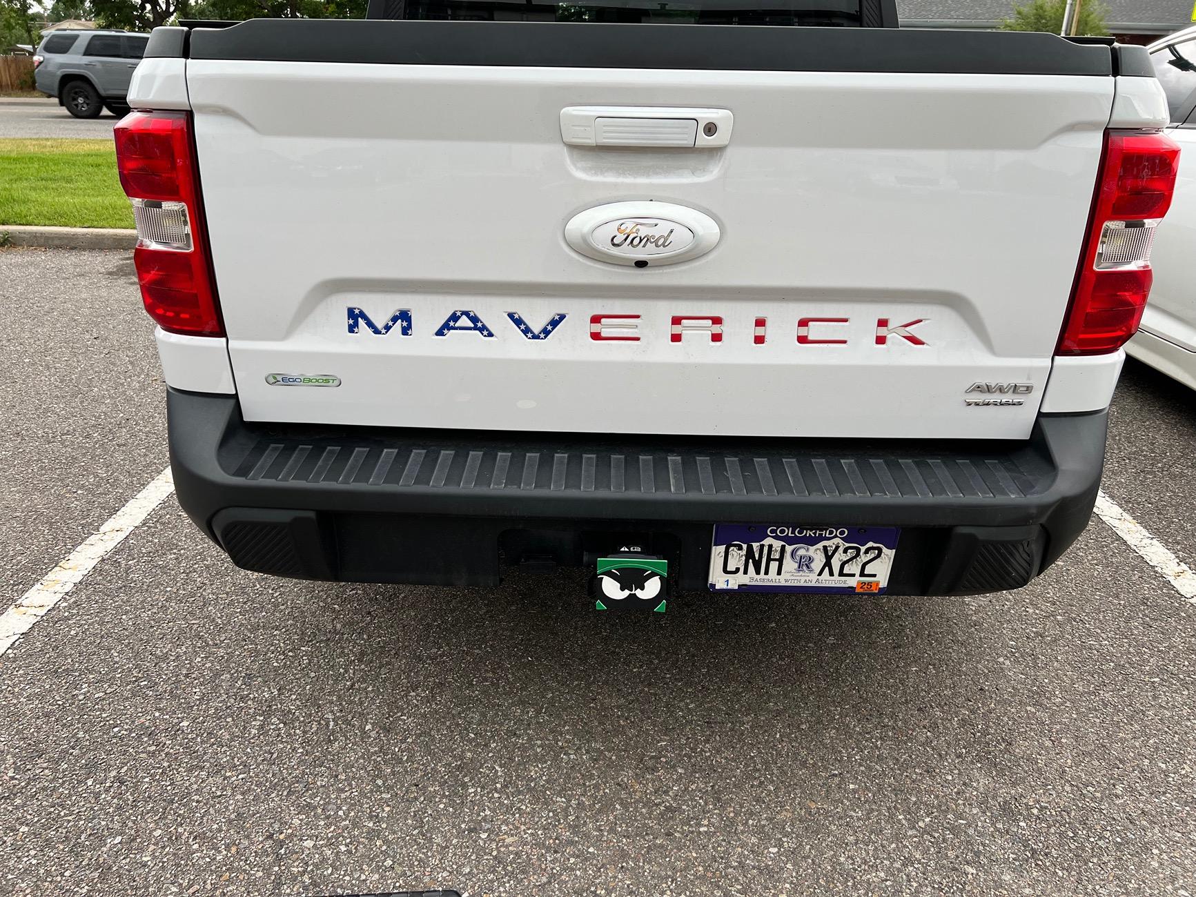 Ford Maverick PTM'd my rear camera logo yesterday. IMG_0930