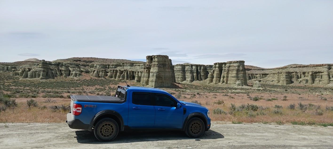 Ford Maverick Fellow Oregonians - Where will you go on first Road Trip? Pillars Mav