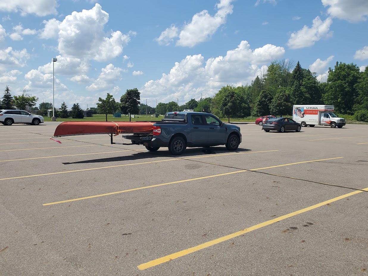 Ford Maverick How to fit a 14-foot sailboat in a Maverick (video) 1720387526668-8i