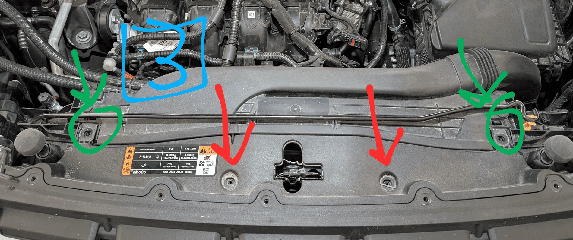 Ford Maverick CVF Intercooler Install on 2022 Maverick Ecoboost 2.0 -- DIY instructions writeup with photos 1720501368674-ro