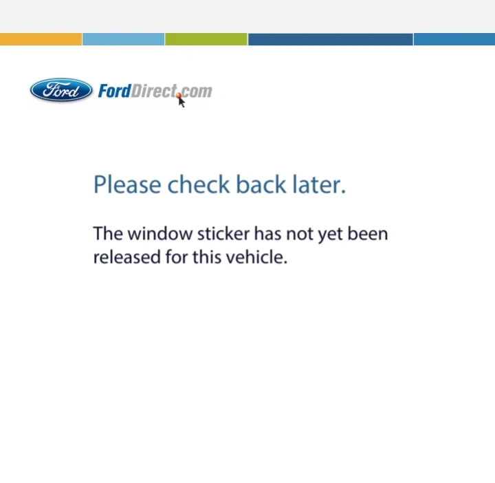 Ford Maverick How to get copy of Original Window Sticker ? 20240709_064120