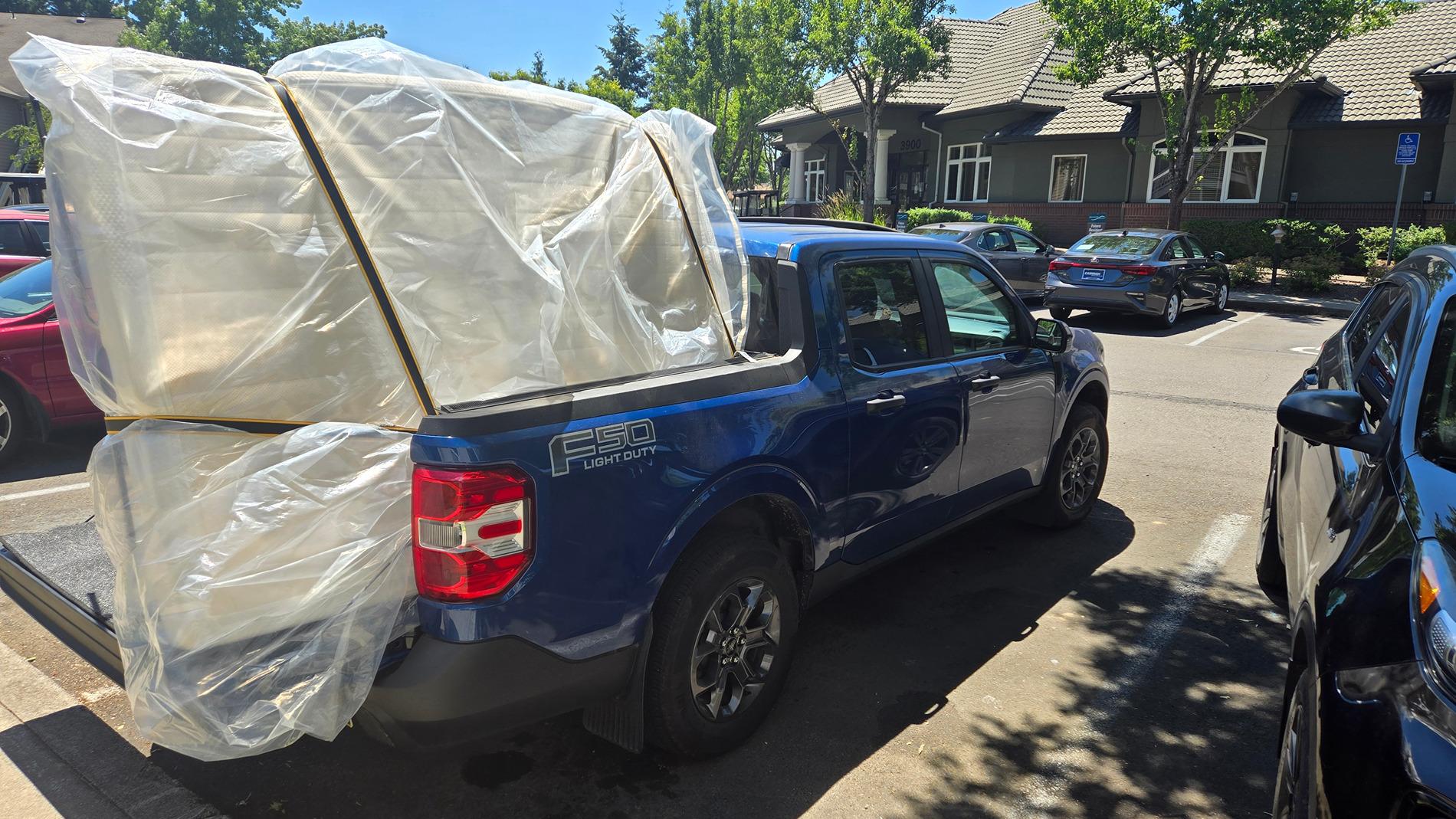 Ford Maverick Mattress hauling? 1000009225