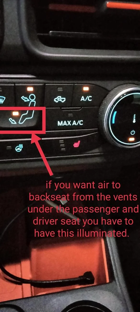 Ford Maverick Has anyone extended Hvac venting to back seat? IMG_20240709_085305