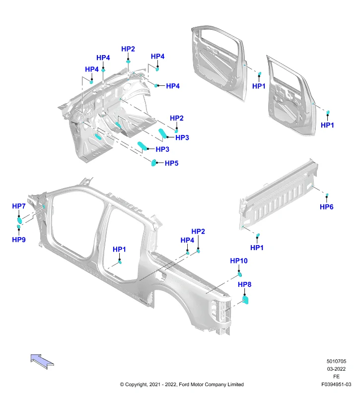 Ford Maverick Firewall Grommet Part #? 1000011293