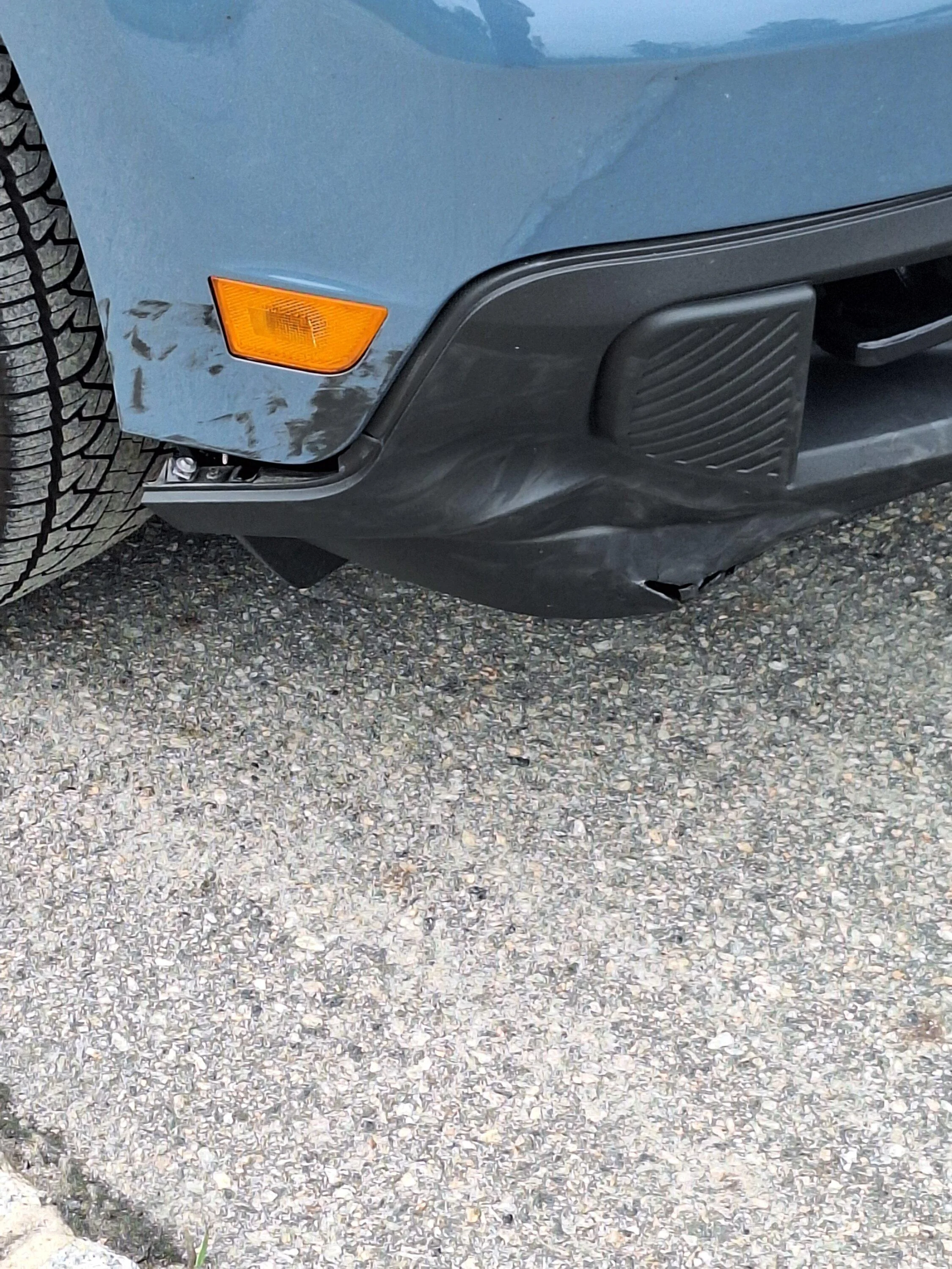Ford Maverick UGH...Damaged Front Bumper Valance Mav Damag