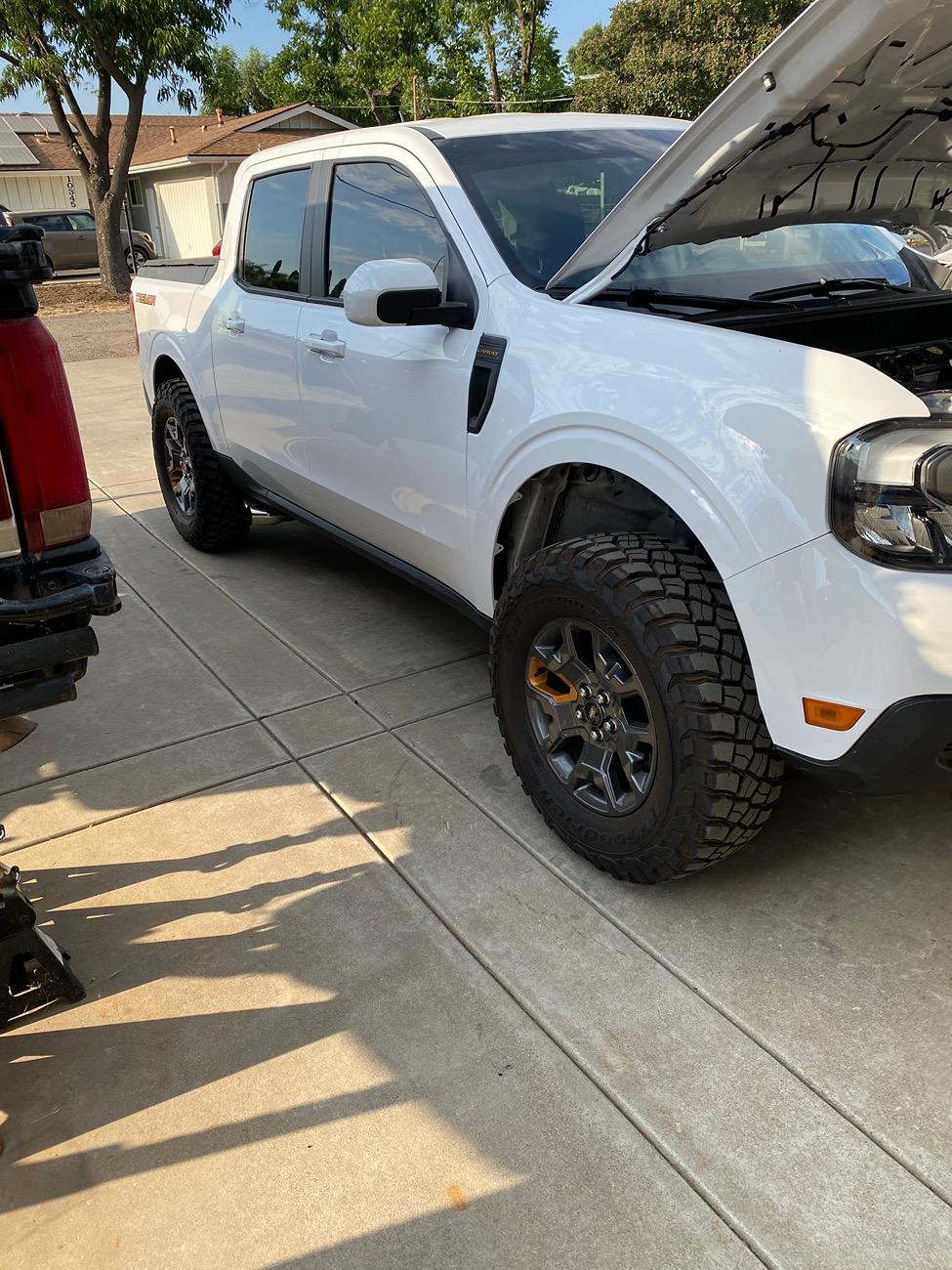 Ford Maverick Heavy clunk on 2022 Maverick w/ 2" lift image