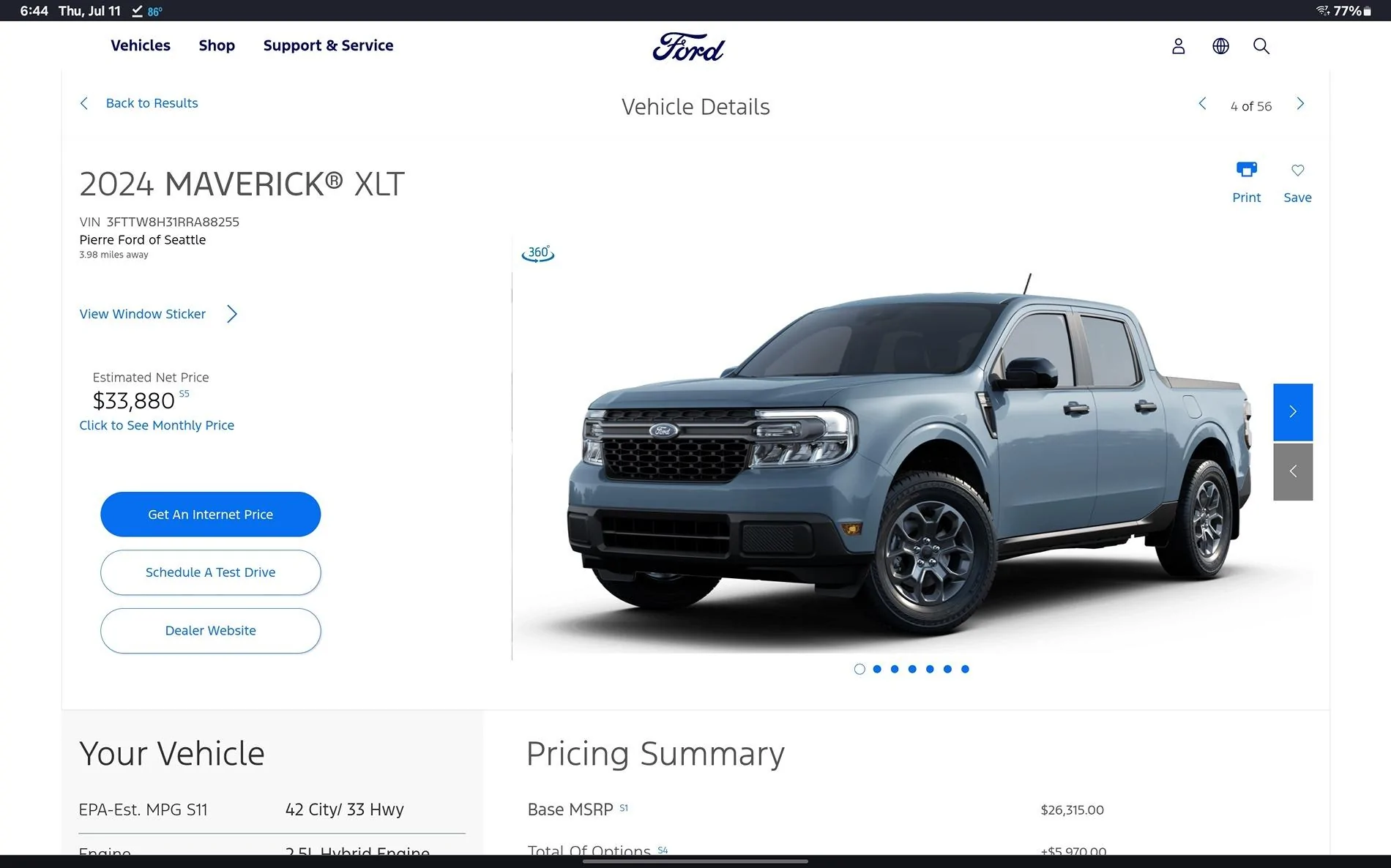 Ford Maverick New here! Screenshot_20240711_184443_Chrom