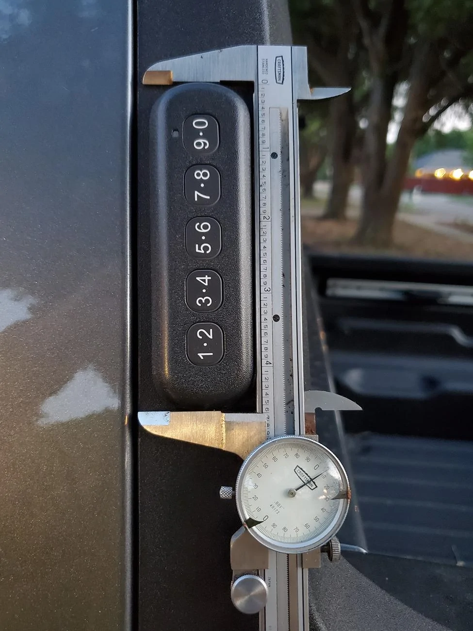 Ford Maverick Length of Stick-On Door Keypad? 20240711_205235