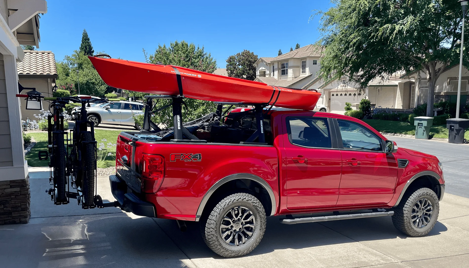 Ford Maverick Yakima roof rack (for kayaks) installed on Maverick Screenshot 2024-07-11 at 8.13.14 PM
