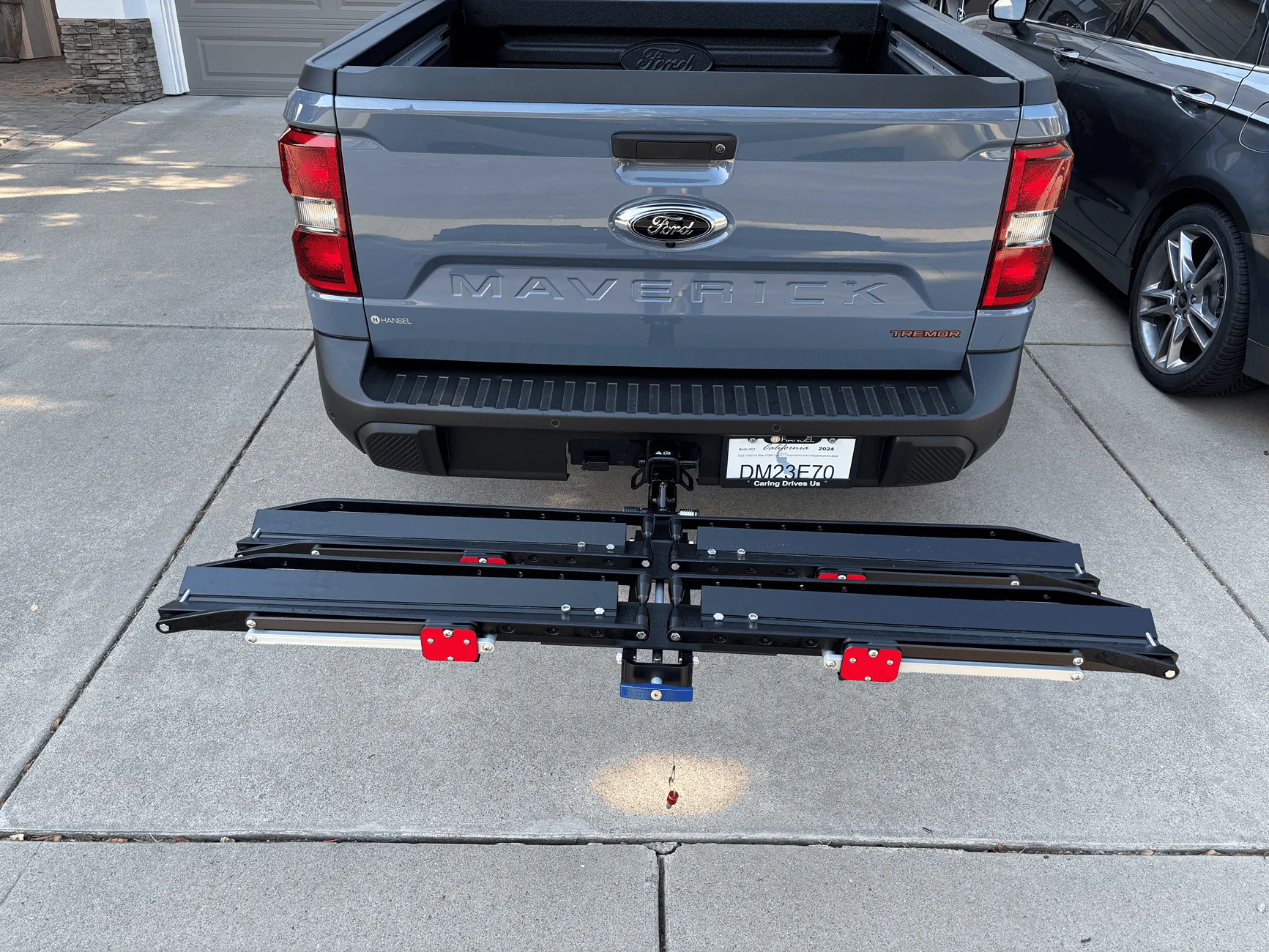 Ford Maverick 1UP Bike Rack w/ 4" extension to clear tailgate on my Maverick tempImageEKcEo2