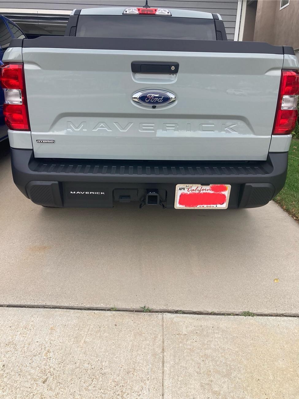 Ford Maverick Maverick lettering on rear bumper IMG_2693