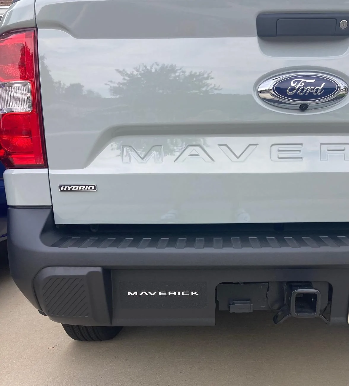 Ford Maverick Maverick lettering on rear bumper IMG_2692