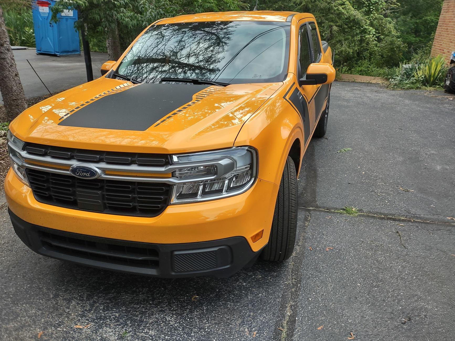 Ford Maverick Added some Carbonized Gray and Matte Black graphics to our 2024 Maverick IMG_20230711_154401762_HDR