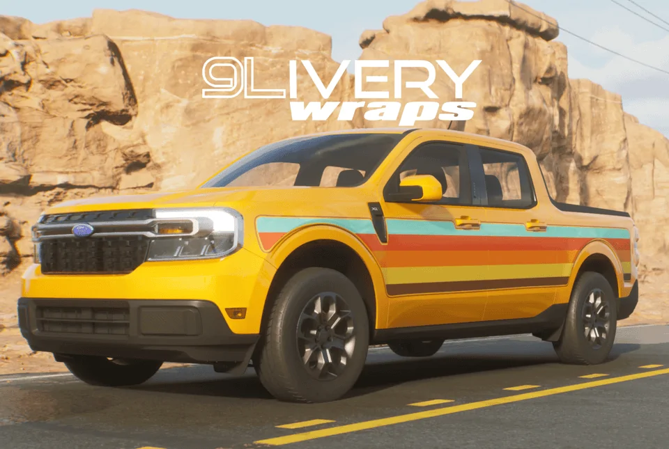 Ford Maverick Added some Carbonized Gray and Matte Black graphics to our 2024 Maverick MaverickFvreeWheelinFrontSide_960x