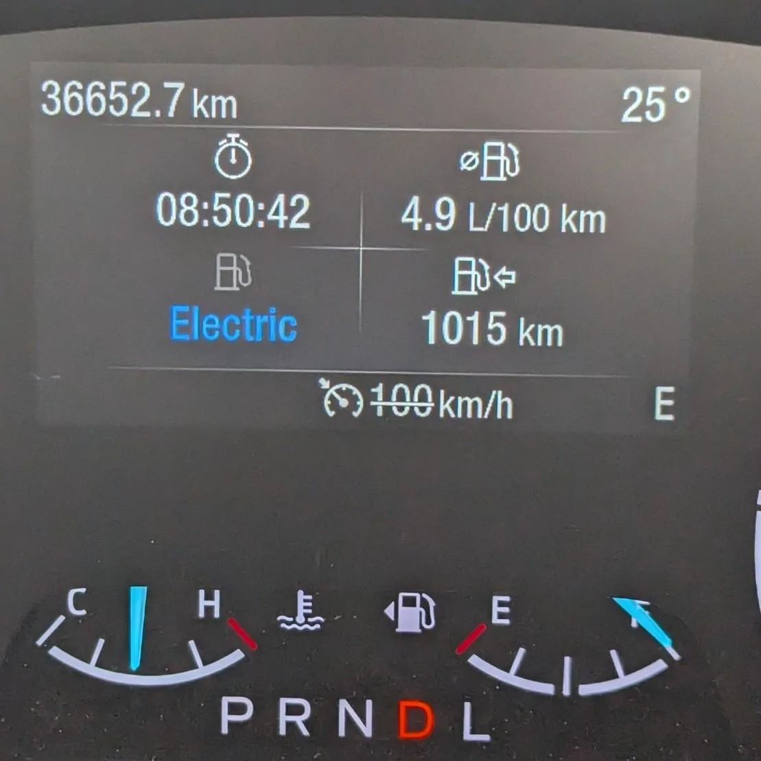 Ford Maverick Mav Hybrid mileage IMG_20240716_085724_581