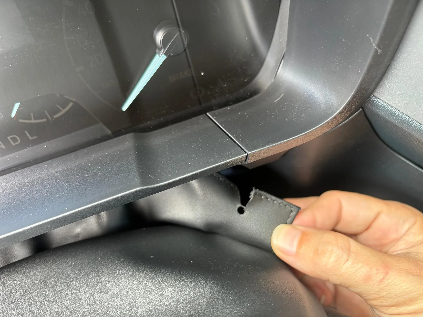 Ford Maverick Top Steering Wheel Column to Dash Cover IMG_2063