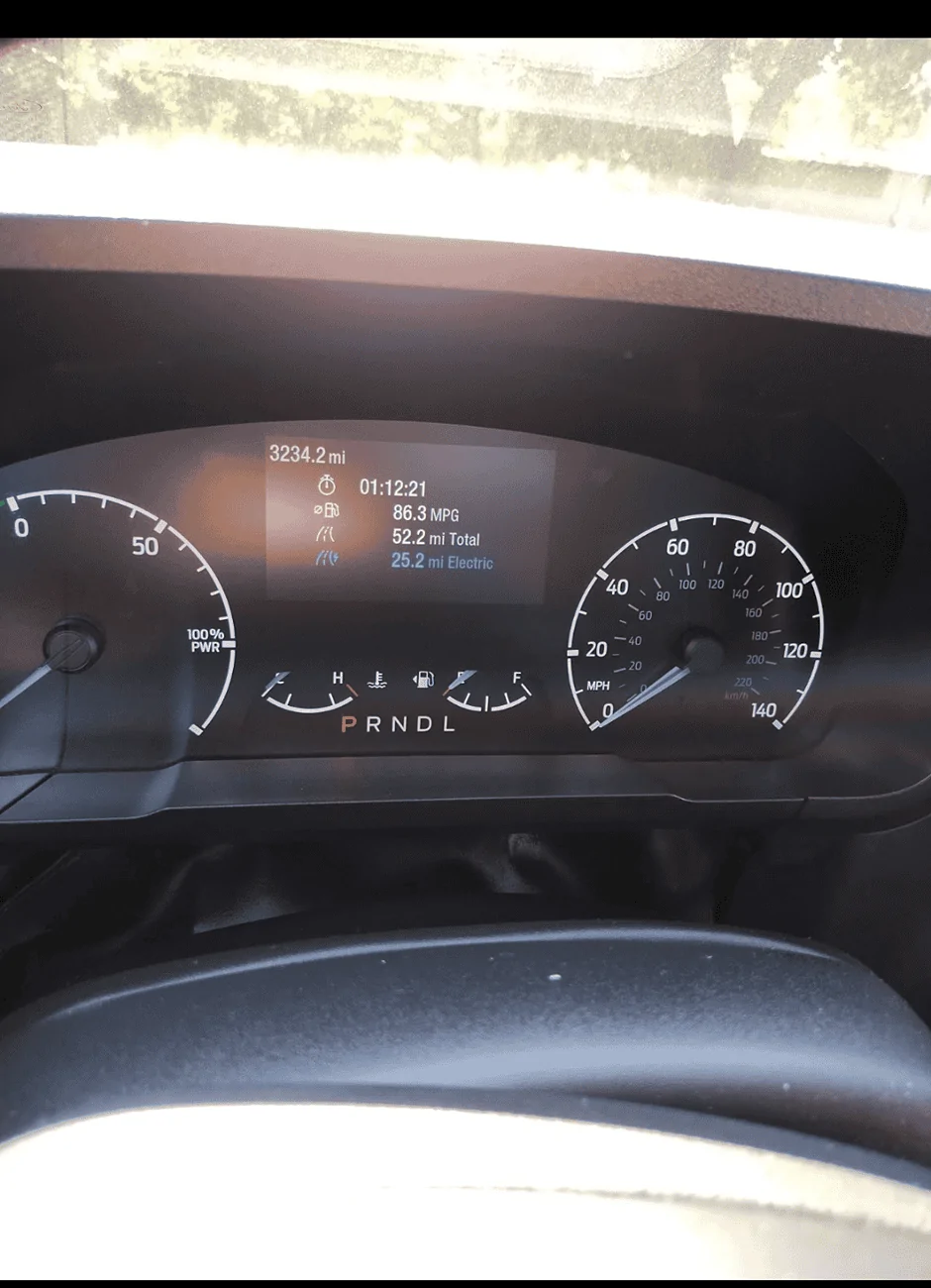 Ford Maverick Best single trip mileage so far. Screenshot_20240719-133921