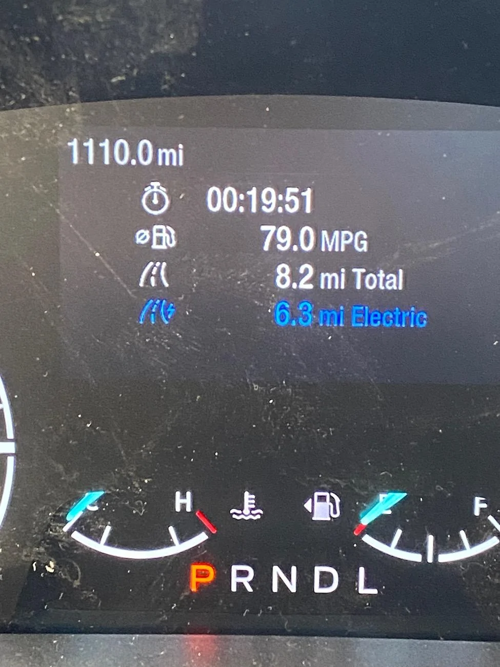 Ford Maverick Best single trip mileage so far. IMG_2578
