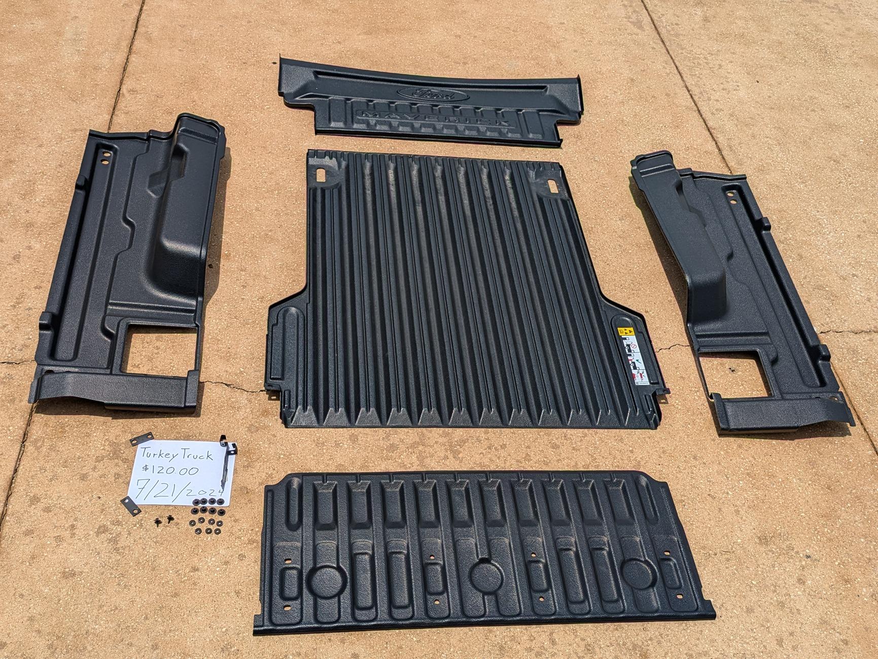 Ford Maverick Factory Modular Bedliner ($120). Mobile, AL PXL_20240721_172602677