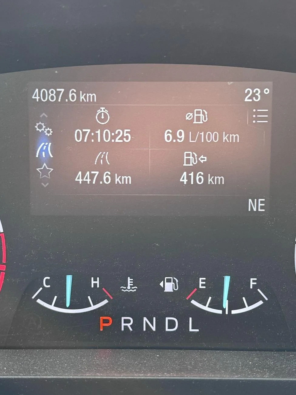 Ford Maverick Fuel economy at 10,000kms IMG_0100