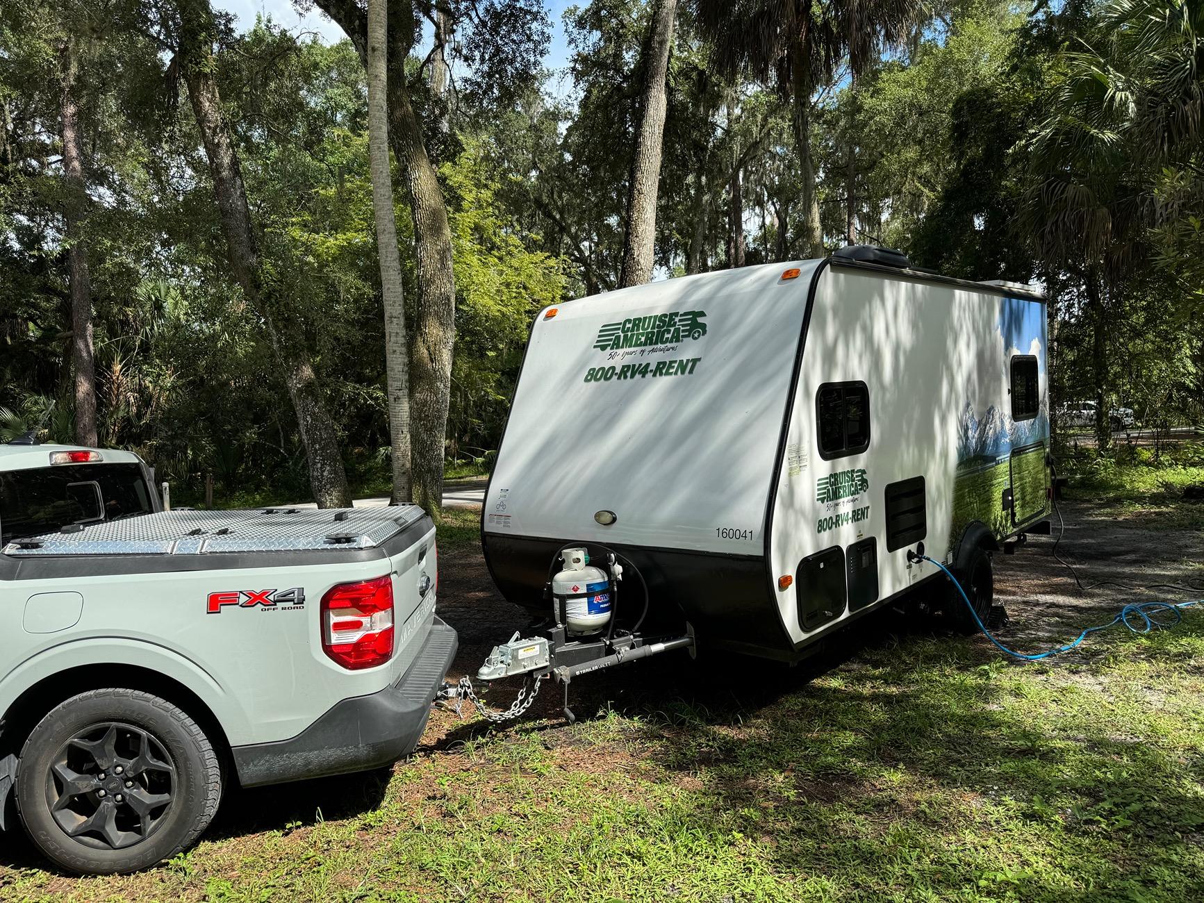 Ford Maverick Maverick trailer towing trip IMG_5552