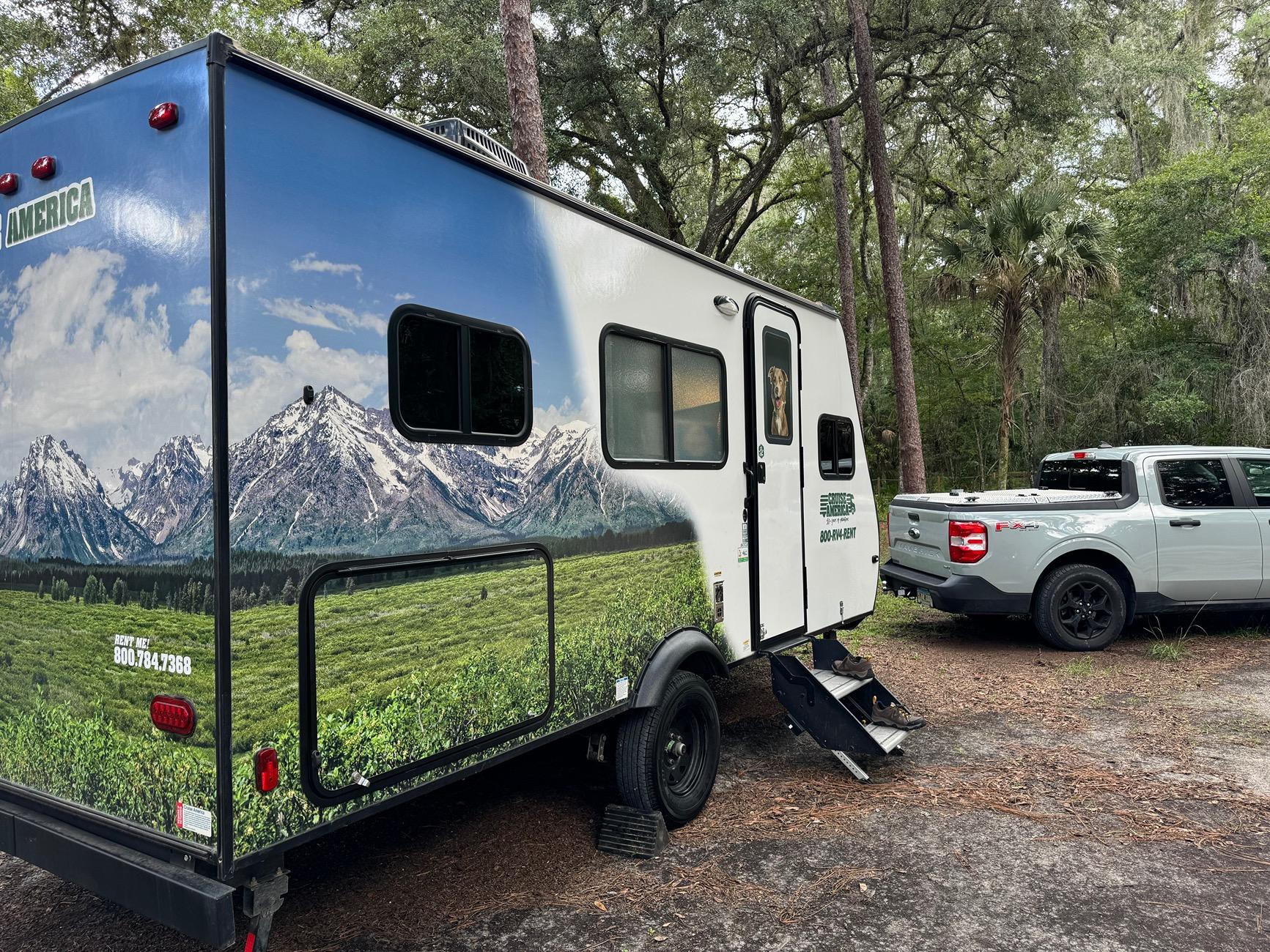 Ford Maverick Maverick trailer towing trip IMG_5555