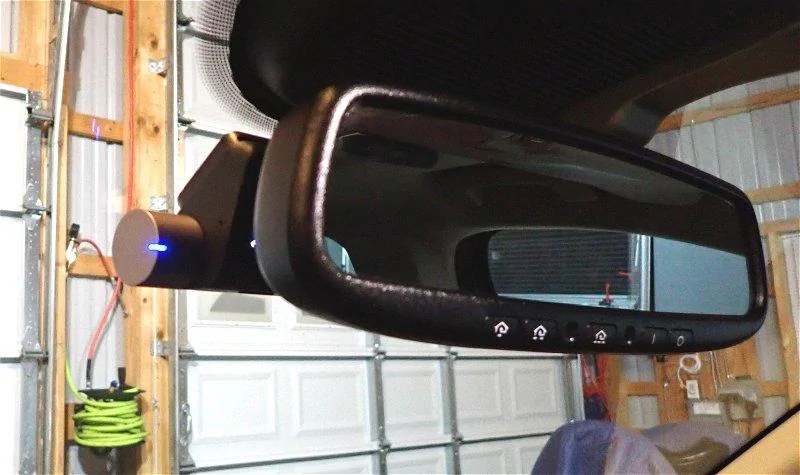 Ford Maverick Got new dash camera installed today.. look below mirror dash cam