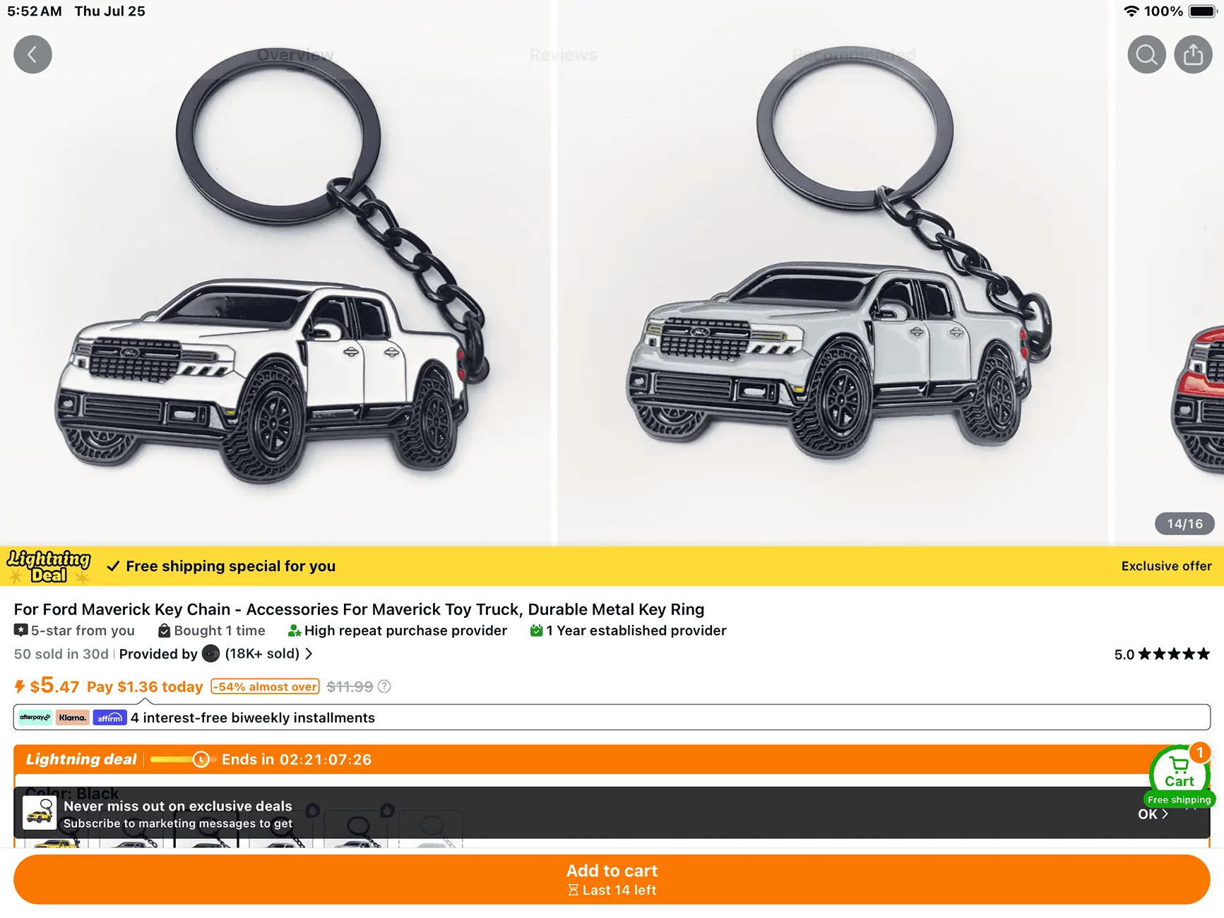 Ford Maverick Maverick key chain for 4.47 IMG_1431