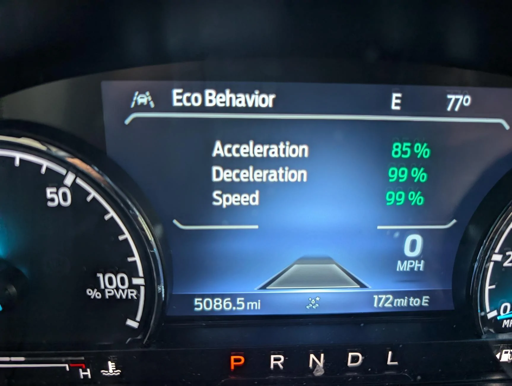 Ford Maverick Mav Hybrid mileage PXL_20240726_165756884