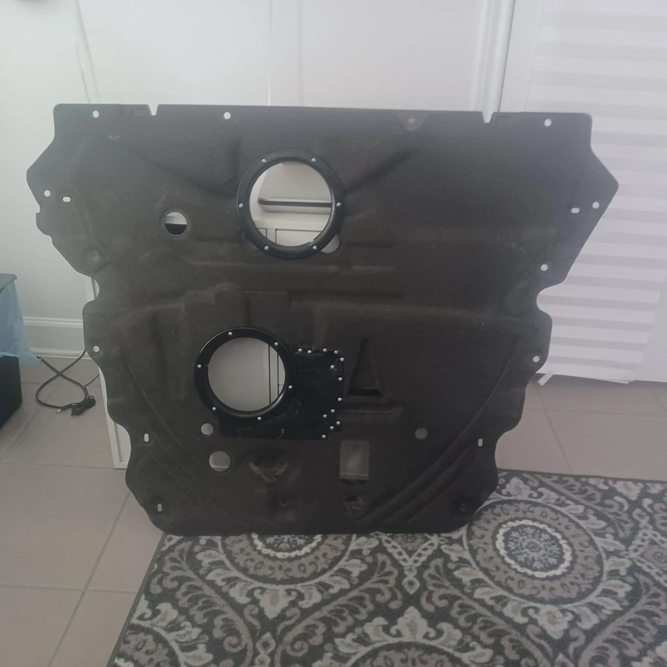 Ford Maverick Where to cut into shield to access oil filter? 20240726_164818