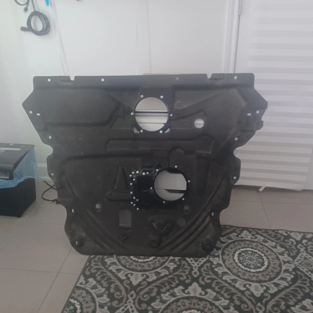 Ford Maverick Where to cut into shield to access oil filter? 20240726_164839