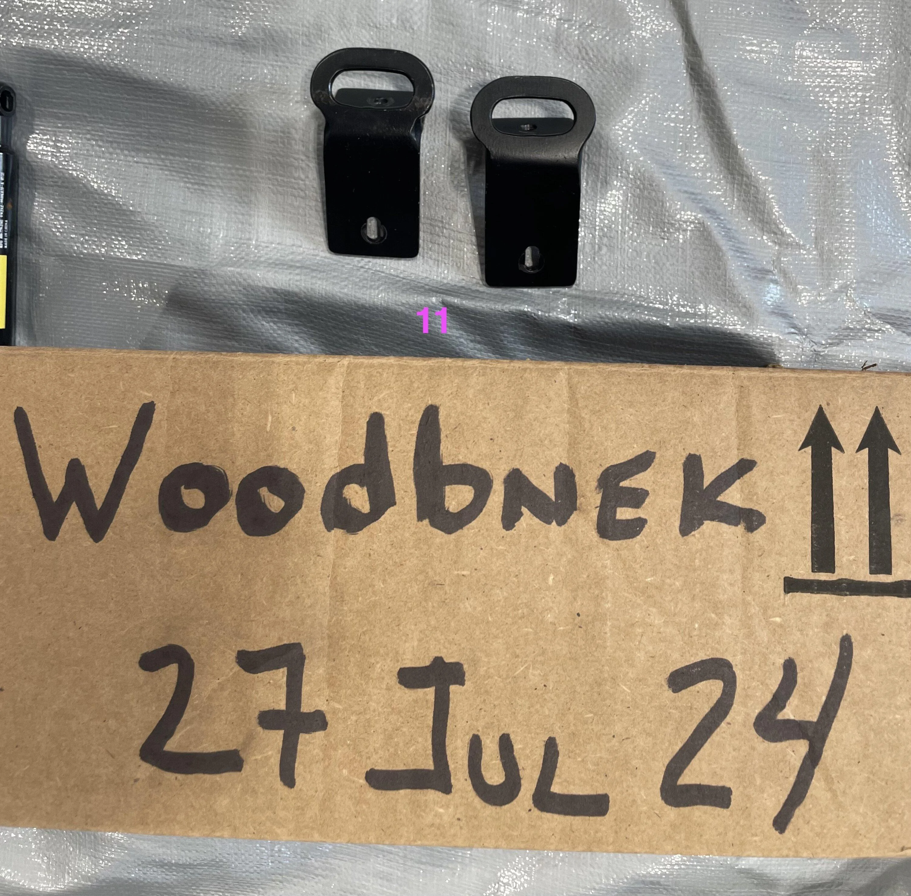 Ford Maverick (SOLD) Two Steel Tie down hooks that work with tailgate Assist for sale item 11